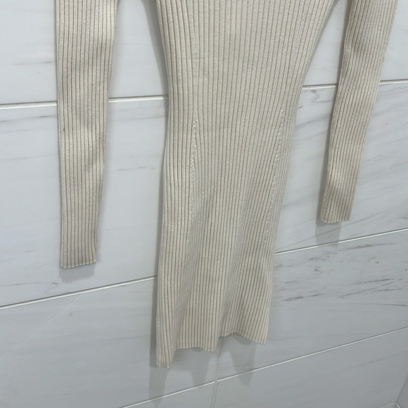 Wolford x Simkhai | NWT Contoured Rib Mini Dress in Ecrue - Size XS - Picture 11 of 11
